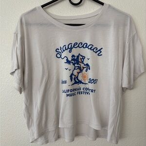 Stagecoach Graphic Crop Top T-Shirt